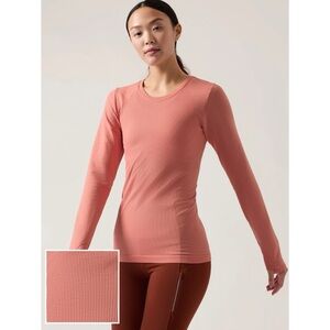 Athleta Flurry Blizzard Seamless Top